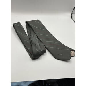 Givenchy Grey Striped Tie
